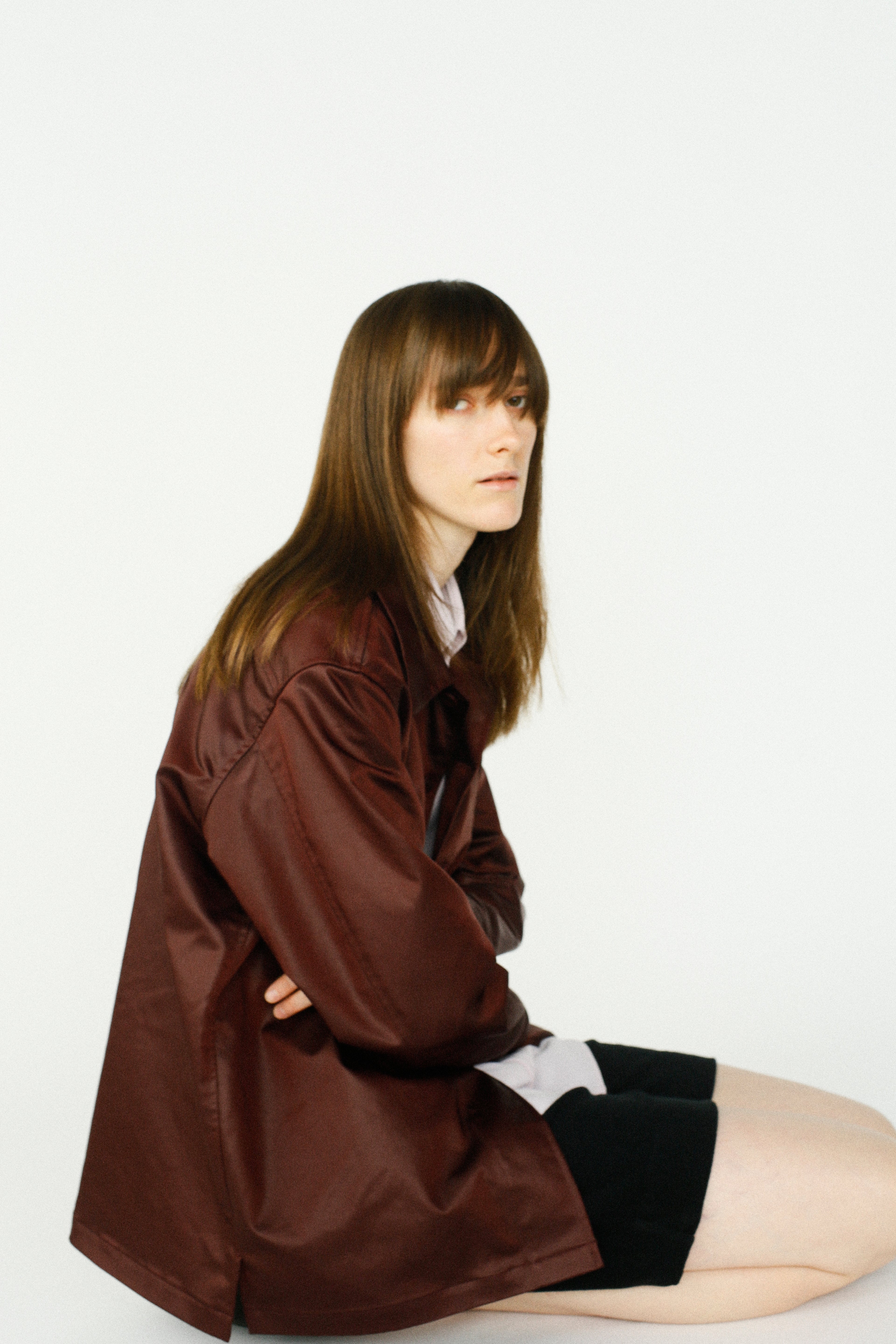 Ecoleather Jacket / BURGUNDY – &her