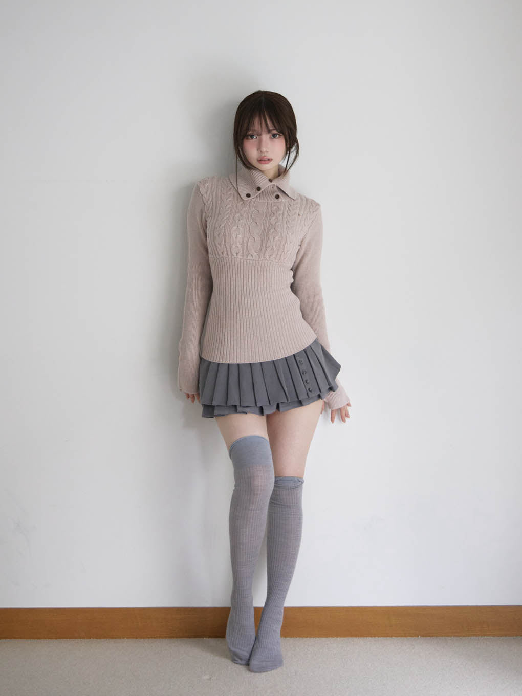 ANDMARY】Roxy turtle knit tops