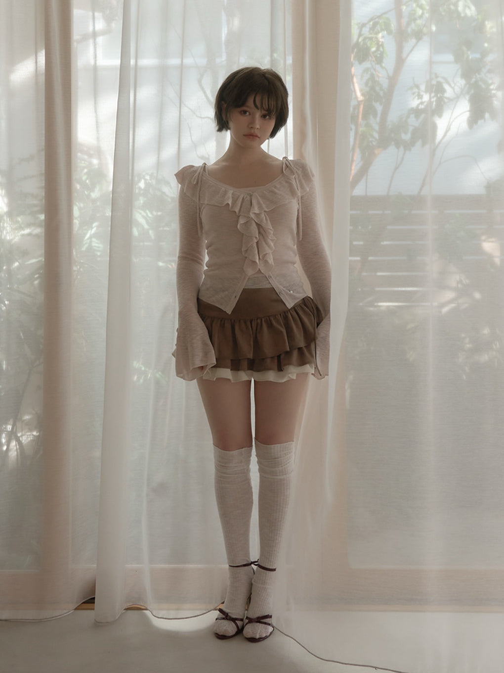 ANDMARY】Mel gather skirt