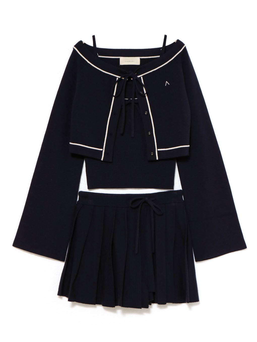 ANDMARY】Jennie line knit set up