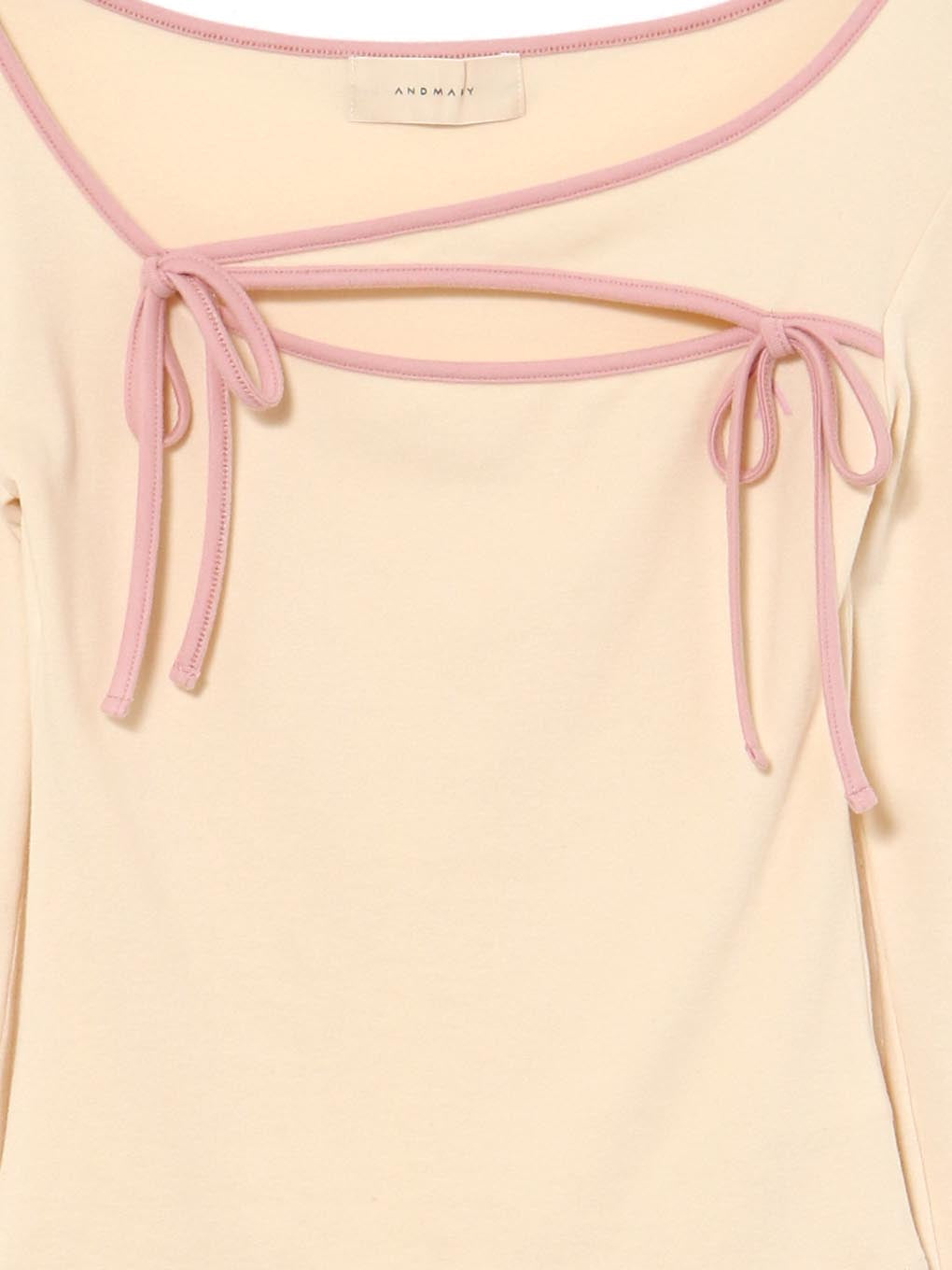ANDMARY】Ami ribbon tops