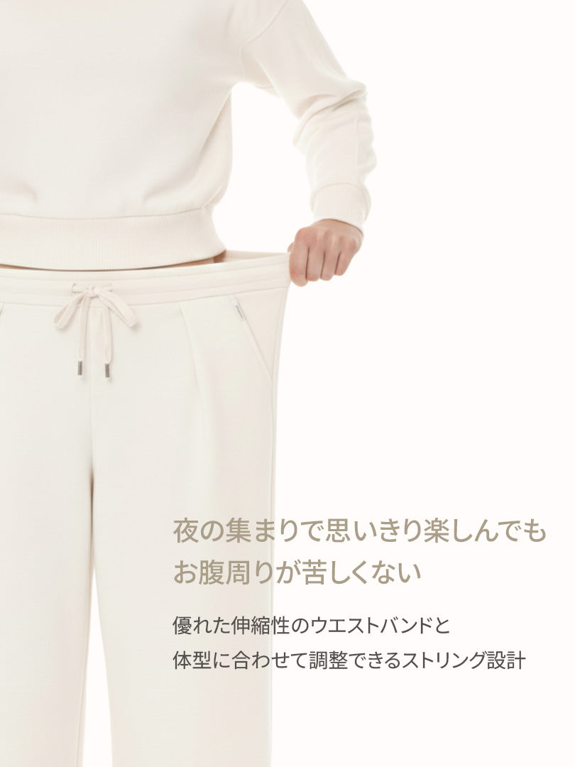 2SET] Mildmooth ワイドパンツ | andar JAPAN