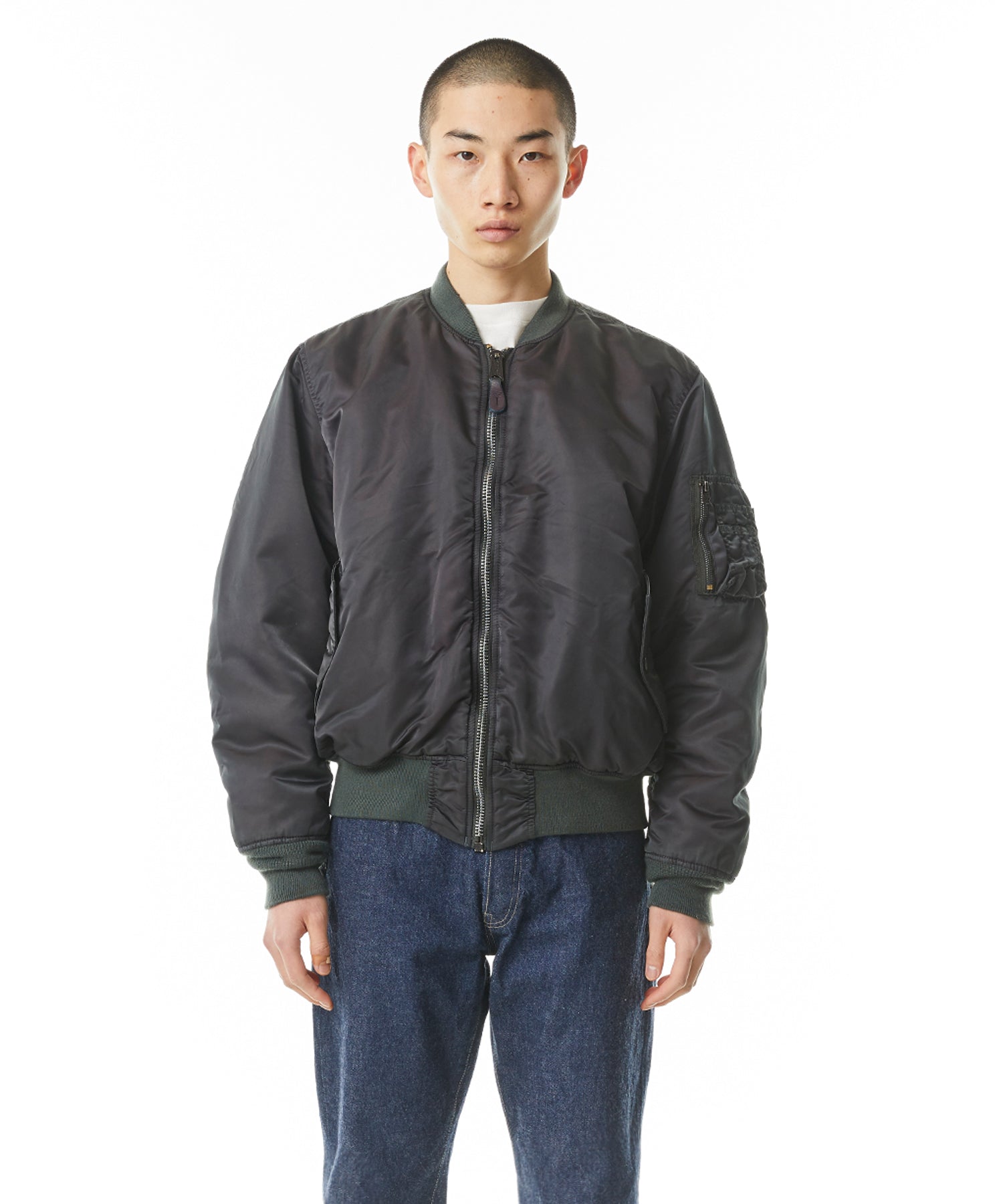 MARK VII REMAKE MA-1 ALPHA OFFICIAL CUSTOM / KURO DENIM – ANEX -KOBE-