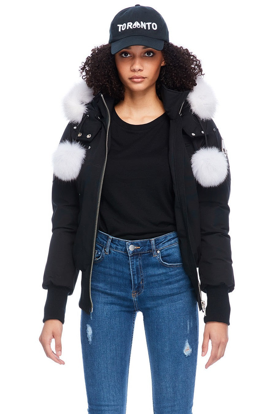 MOOSE KNUCKLES DEBBIE BOMBER Womens Apparel – ASPHALT