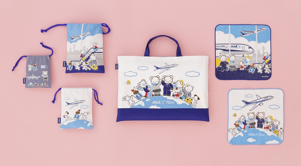 ANA創立70周年記念、ベビー・子供ブランド「familiar」キャラクターが