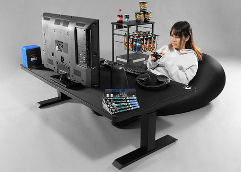 バウヒュッテの電動ゲーミングデスクにスーパーロータイプが登場