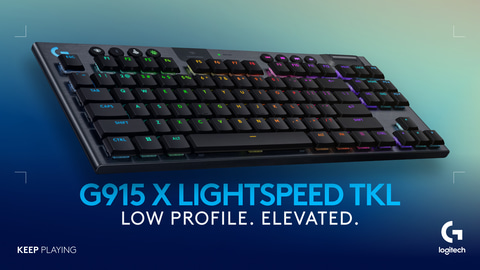 ロジクールG、ロープロゲーミングキーボード「G915 X」10月29日発売