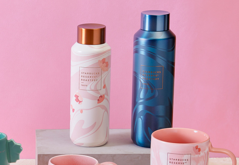 スターバックス、目黒川の桜をイメージした「SAKURA Collection」の