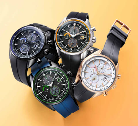シチズン、「NARUTO」コラボ4モデル。ナルト達が着用するイメージ