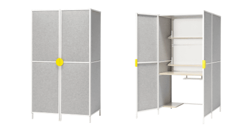 イケア、フェルト素材の個人ブースなど「BRÄNNBOLL／ブレンボール