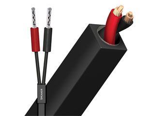 AudioQuest、単線+同心導体構造のスピーカーケーブル「Q2」。3mで