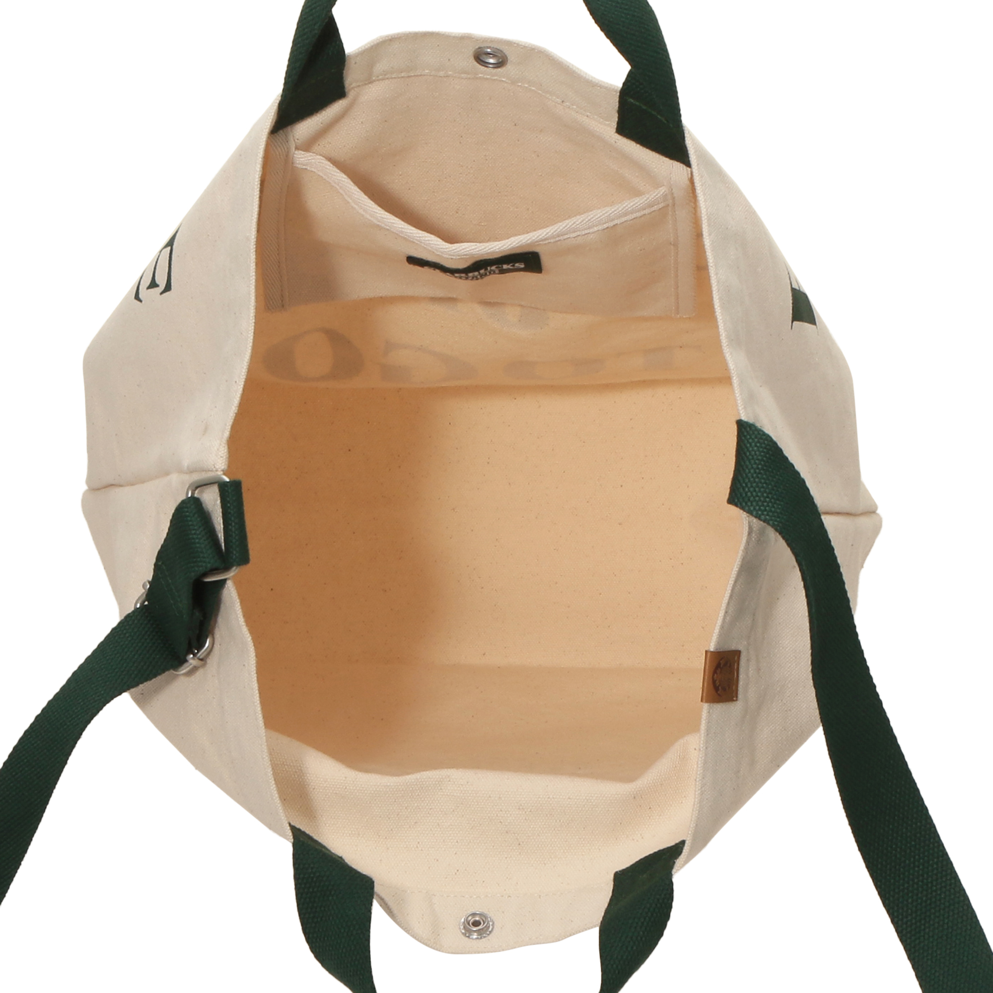 STARBUCKS STAND by BEAMS キャンバス LOGO トート オフホワイト