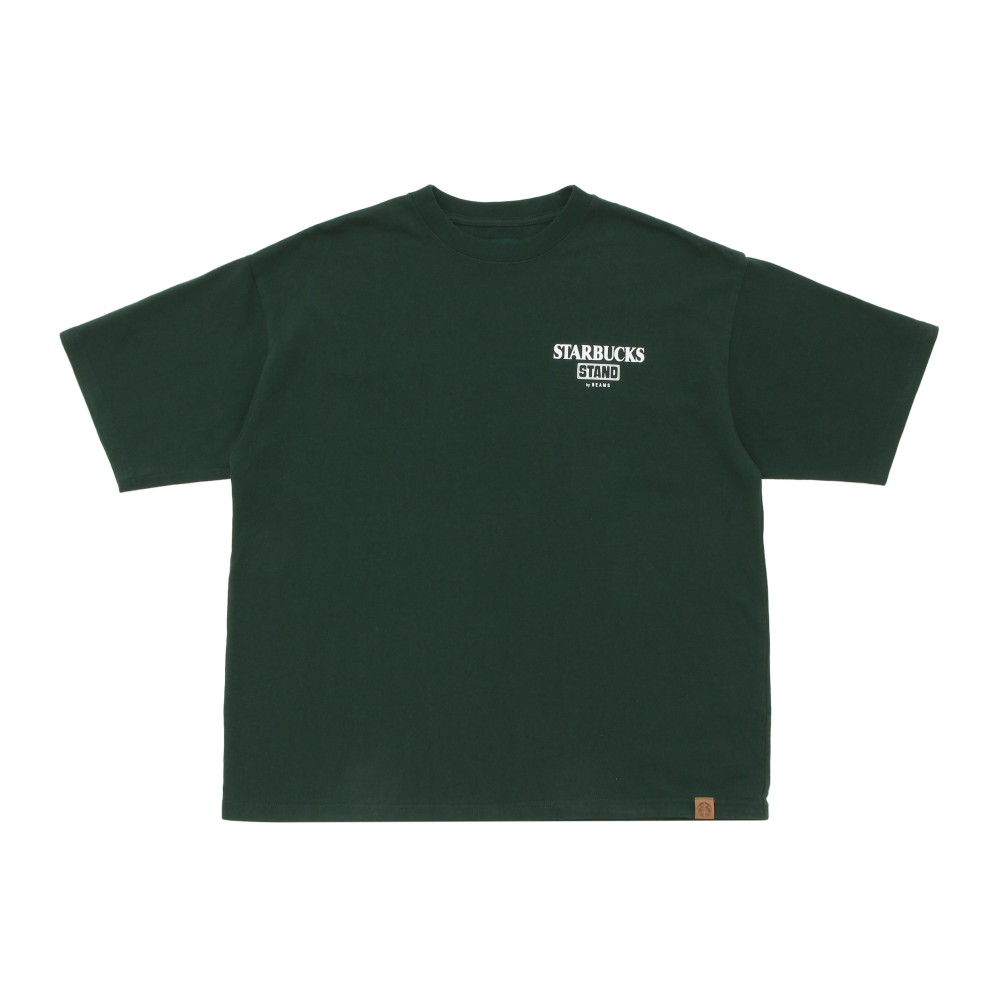 STARBUCKS STAND by BEAMS LOGO S/S Tシャツ グリーン|グッズ|goods