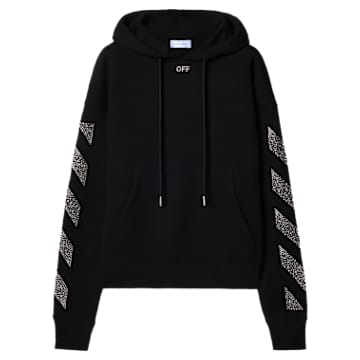 OFF-WHITE™ Arrow Hoodie, Black | Swarovski
