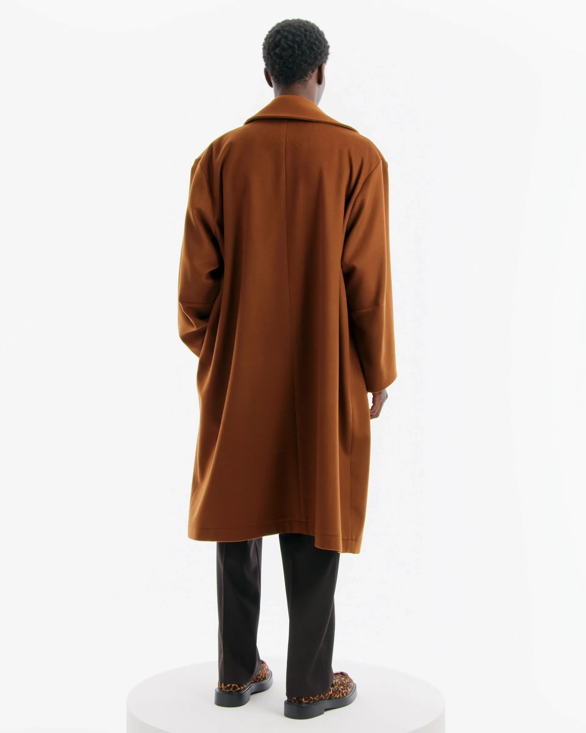 コート バージンウール ジベリン仕上げ | Emporio Armani