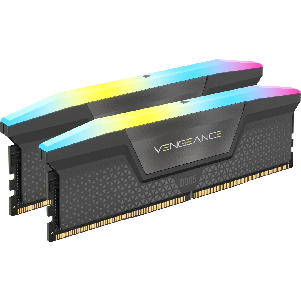 VENGEANCE® RGB 32GB (2x16GB) DDR5 DRAM 5600MT/s CL40 AMD EXPO