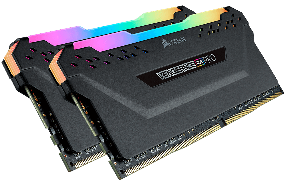 VENGEANCE® RGB PRO 16GB (2 x 8GB) DDR4 DRAM 4000MHz C18 AMD Ryzen