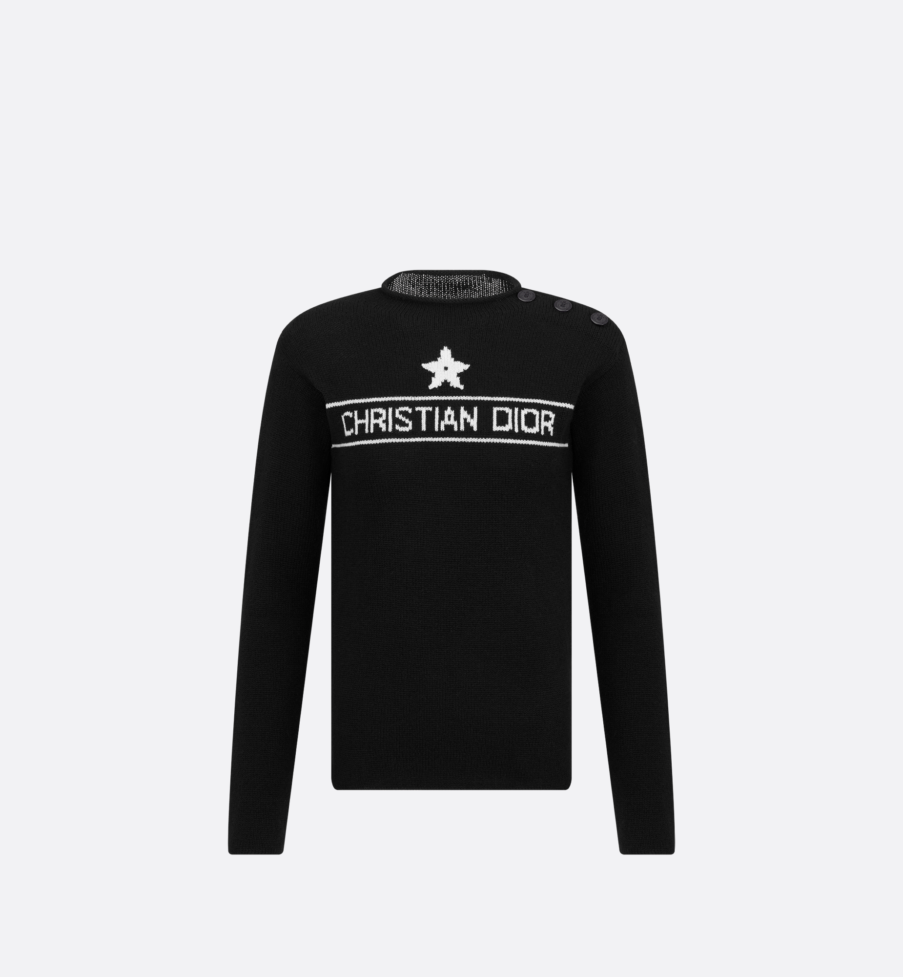 Sweater Black Cashmere Knit | DIOR