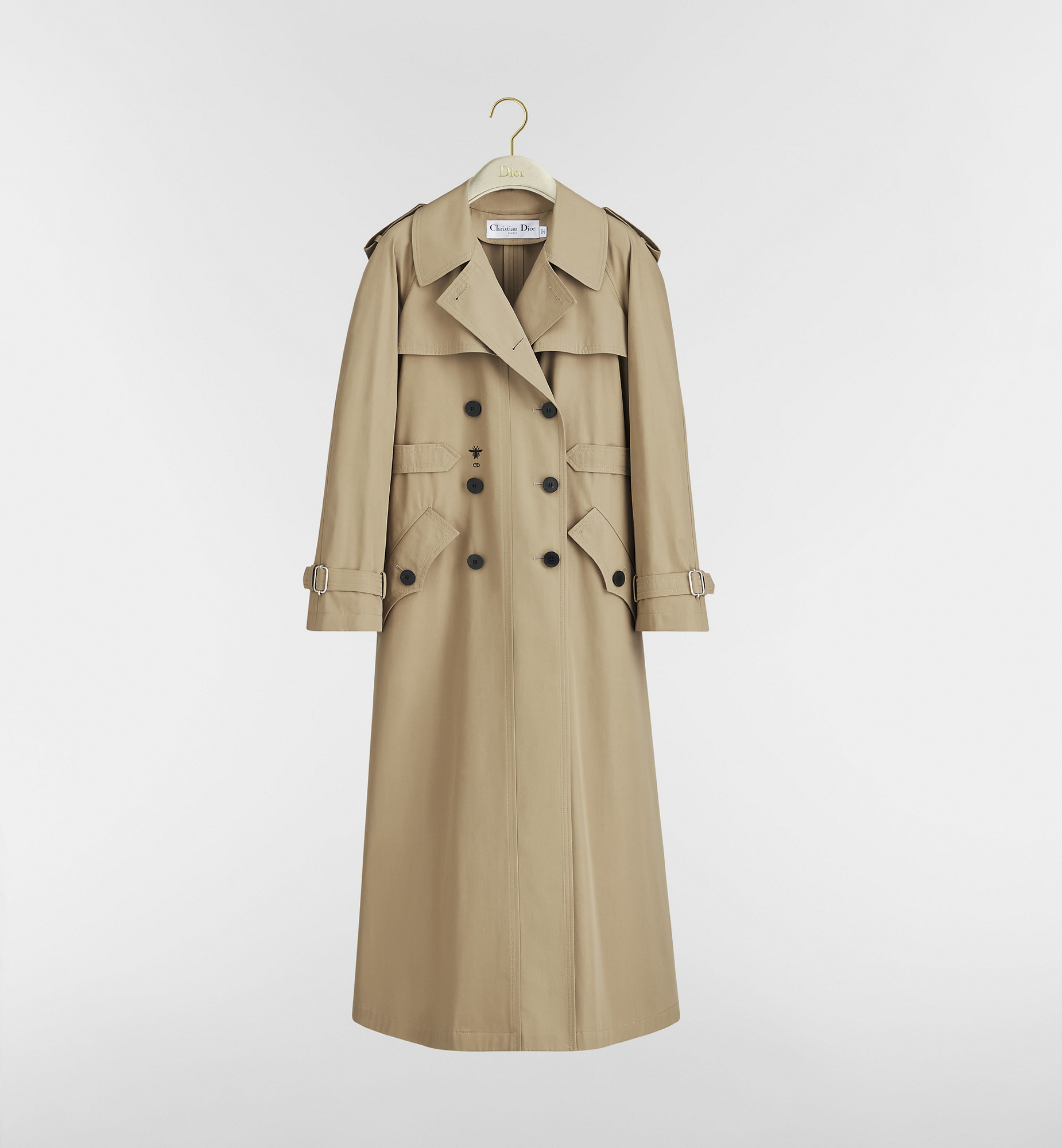 Trench Coat Beige Cotton Gabardine | DIOR
