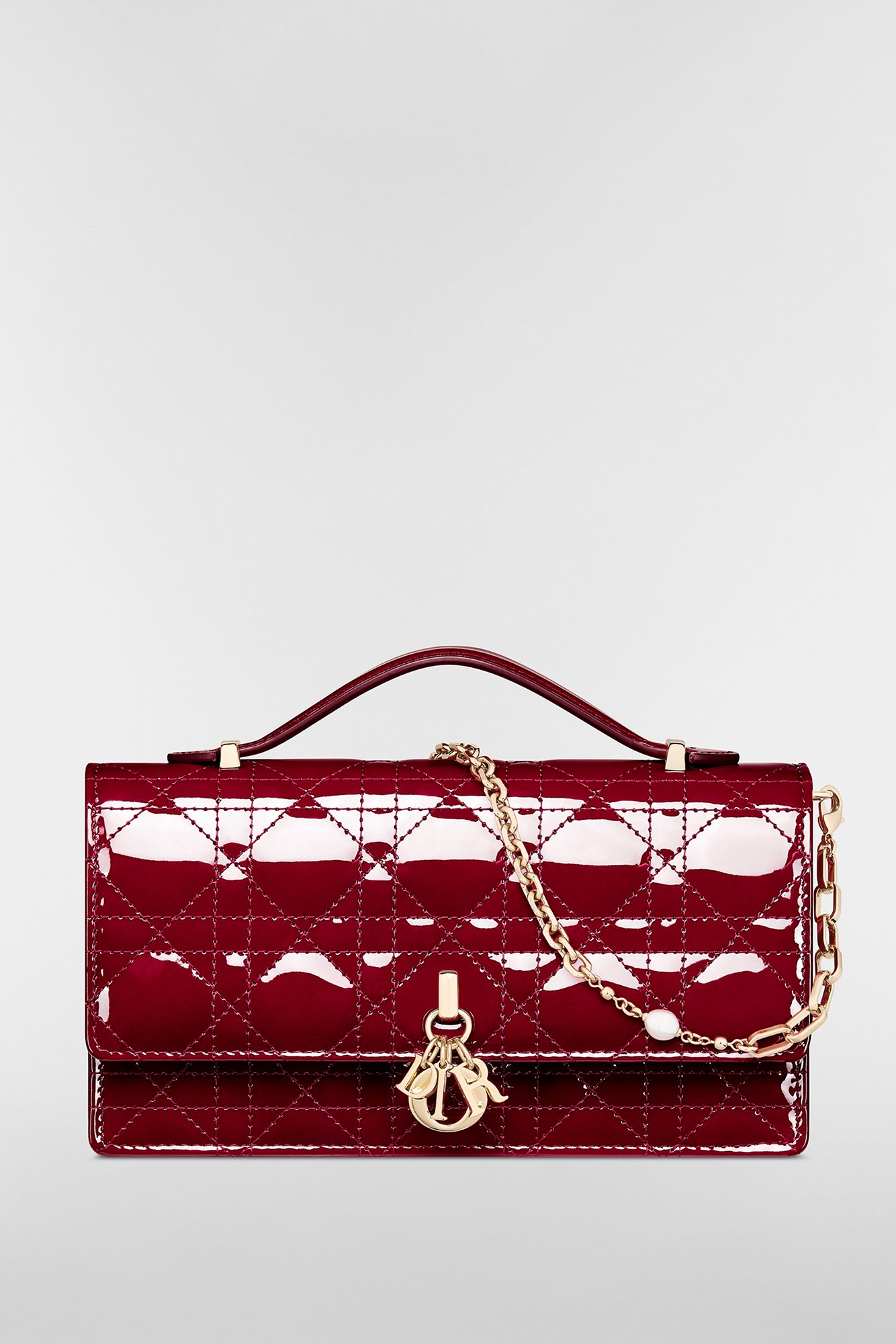 DIOR | Dior Caro Glycine ウォレット ハート カナージュ ラムスキン