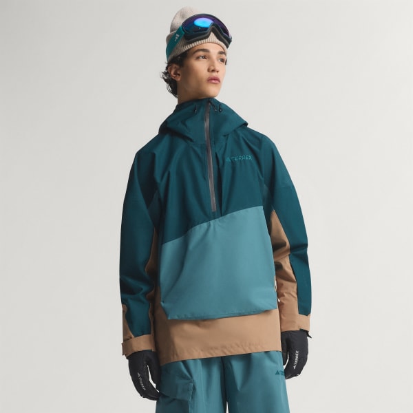 adidas Terrex Xploric 2 Layer Lined CLIMAPROOF Anorak - Green