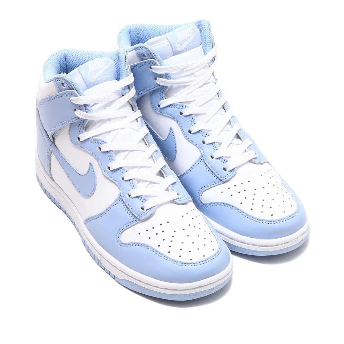 NIKE W DUNK HIGH WHITE/ALUMINUM 23SU-I（ナイキ ウィメンズ ダンク