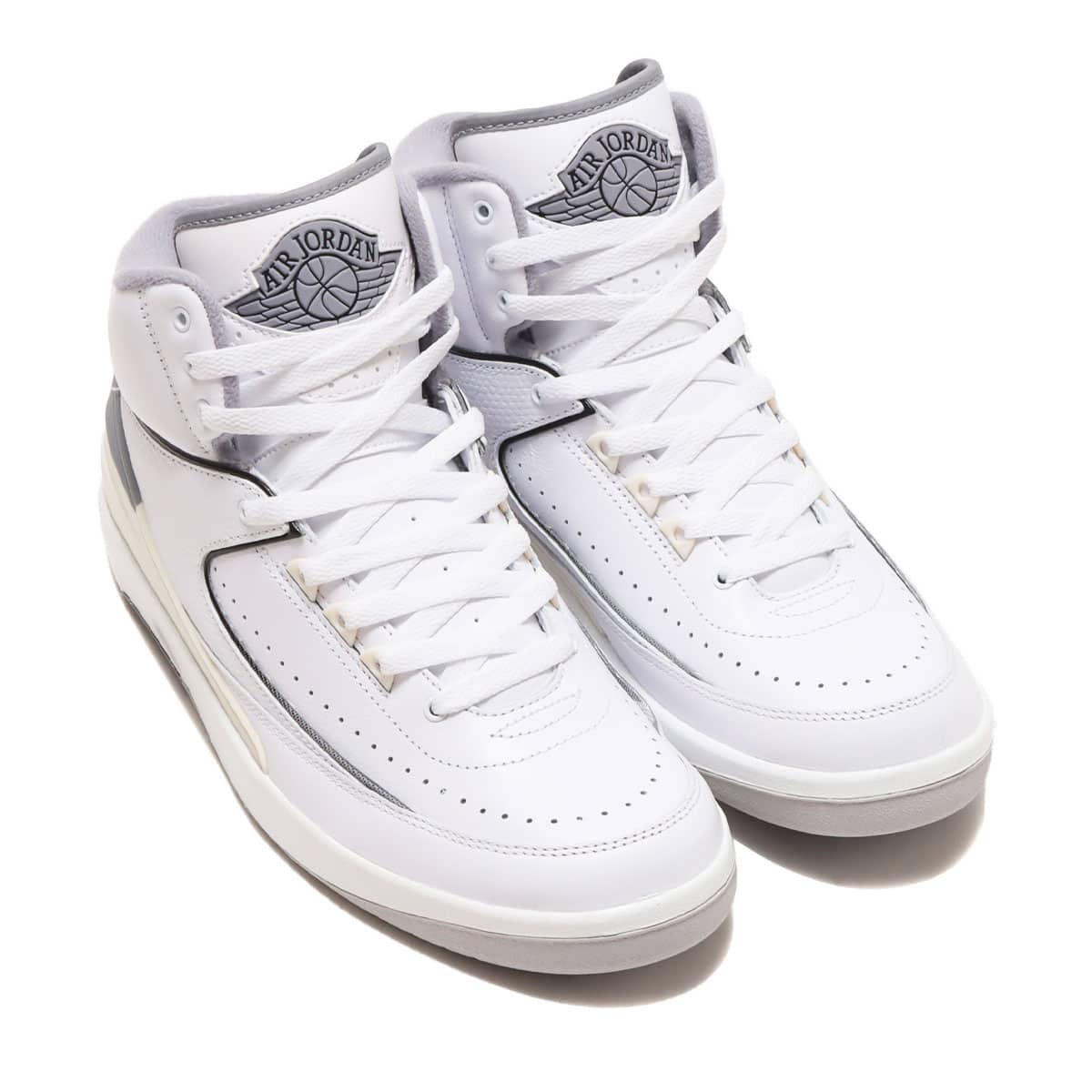 JORDAN BRAND AIR JORDAN 2 RETRO WHITE/CEMENT GREY-SAIL-BLACK 23SU