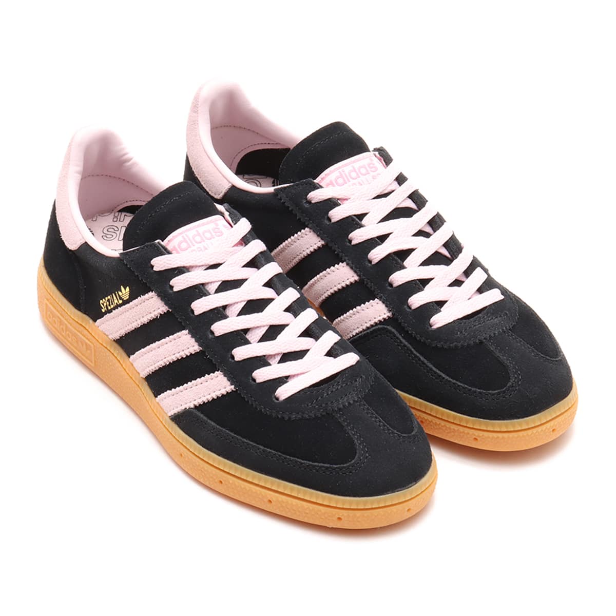 adidas HANDBALL SPEZIAL W CORE BLACK/CLEAR PINK/GUM（アディダス