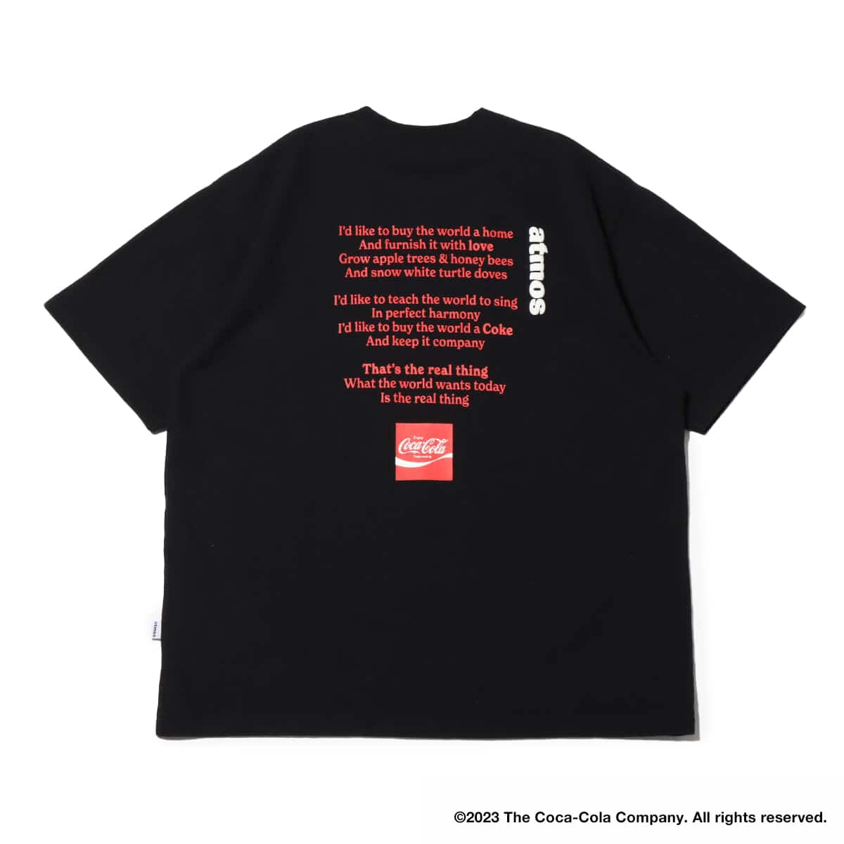 Coca Cola | atmos T-shirt T-shirt BLACK（コカ・コーラ | アトモス T