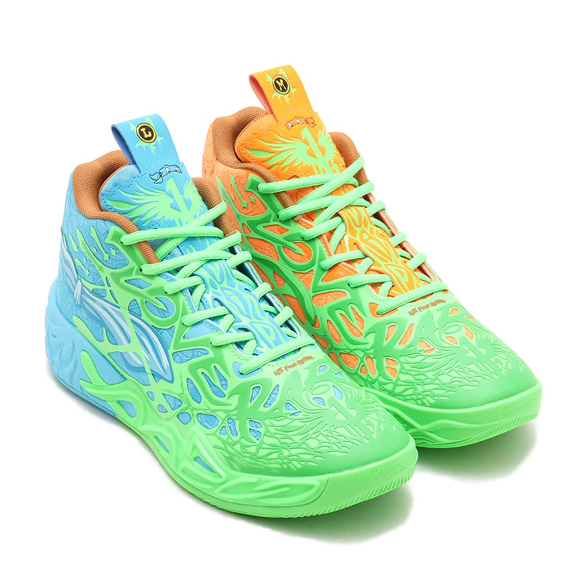 PUMA MB.04 TMNT L&M FLURO GREEN PES-PUMA GREEN-B（プーマ MB.04
