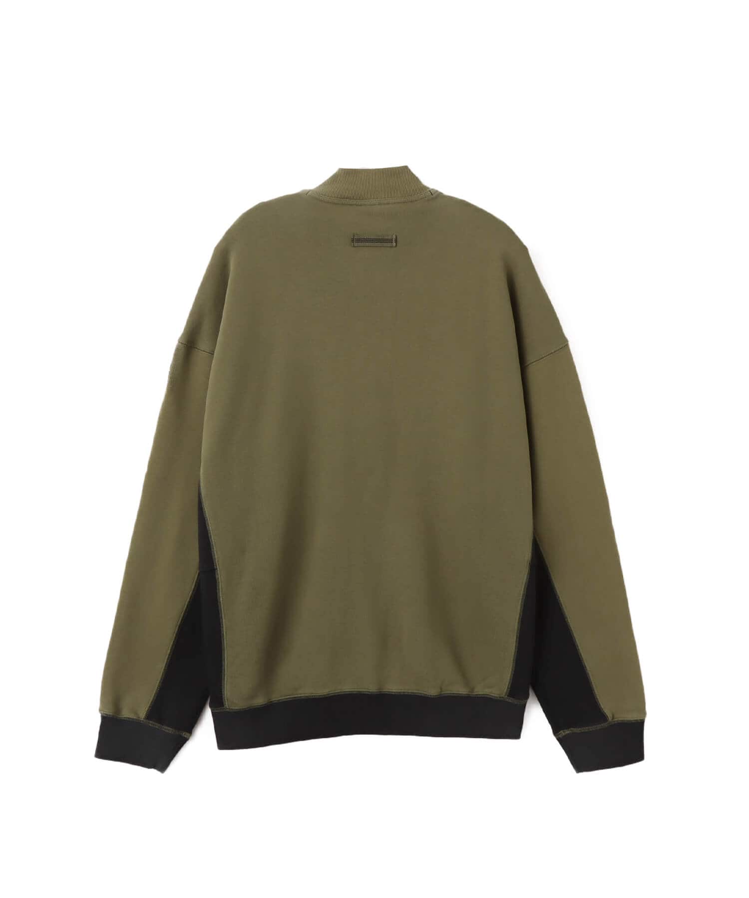 adidas EQUIPMENT BLOCKED HALF-ZIP フォーカスオリーブ/ブラック