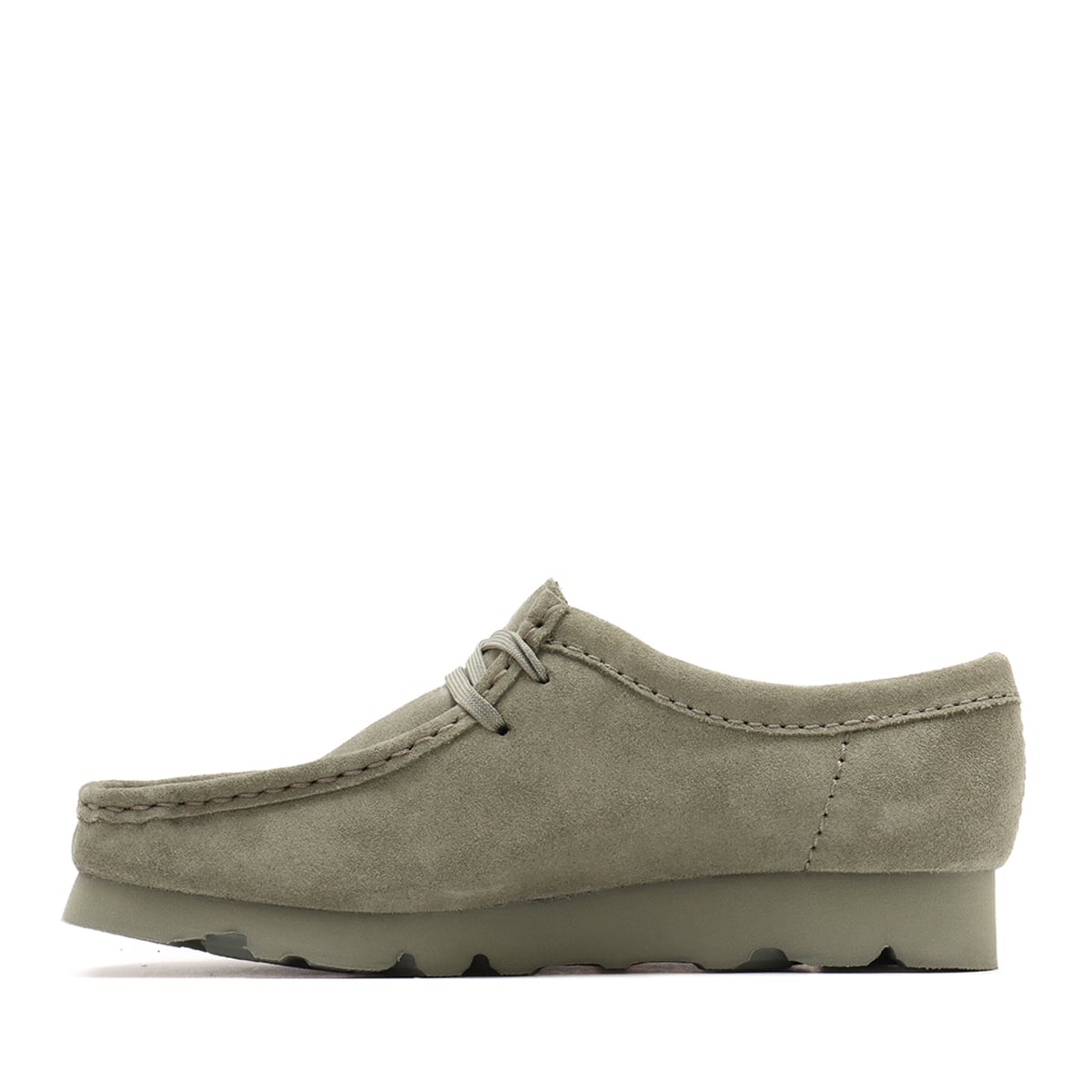 CLARKS Wallabee.GTX Khaki/Green Sde Khaki/Green Sde （クラークス