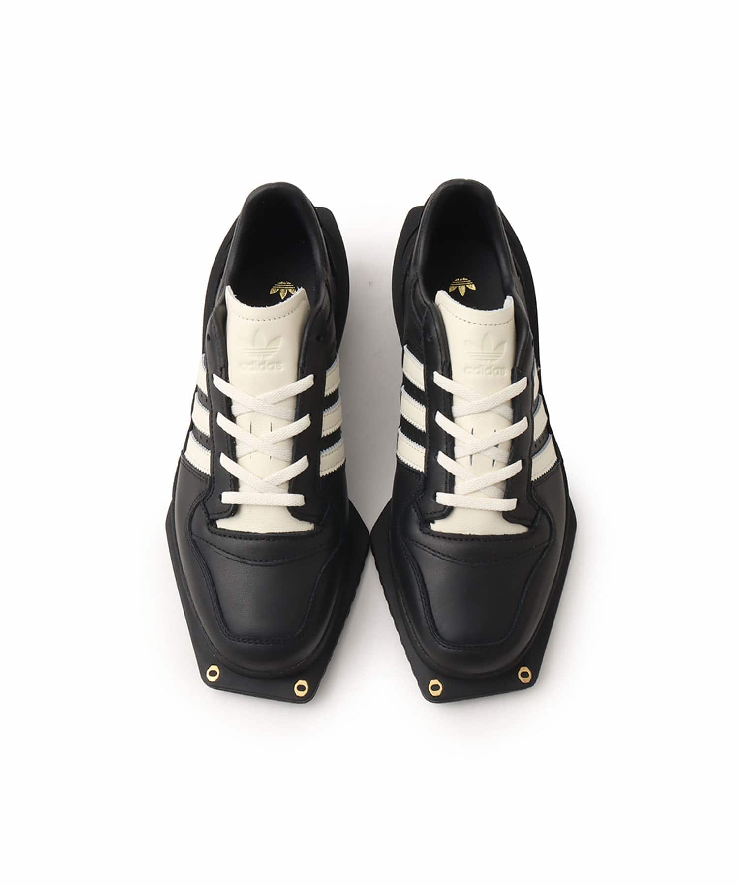 adidas FORUM SQ W CBLACK/CREWHT/GOLDMT（アディダス フォーラム