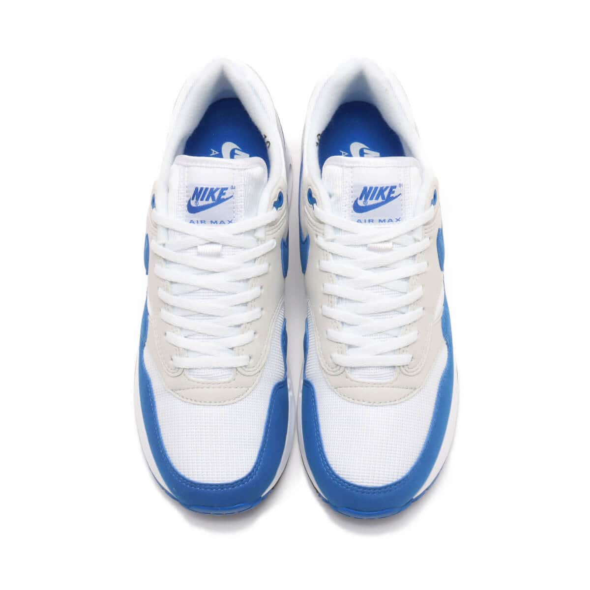 NIKE W AIR MAX 1 '86 OG WHITE/ROYAL BLUE-LT NEUTRAL GREY-BLACK
