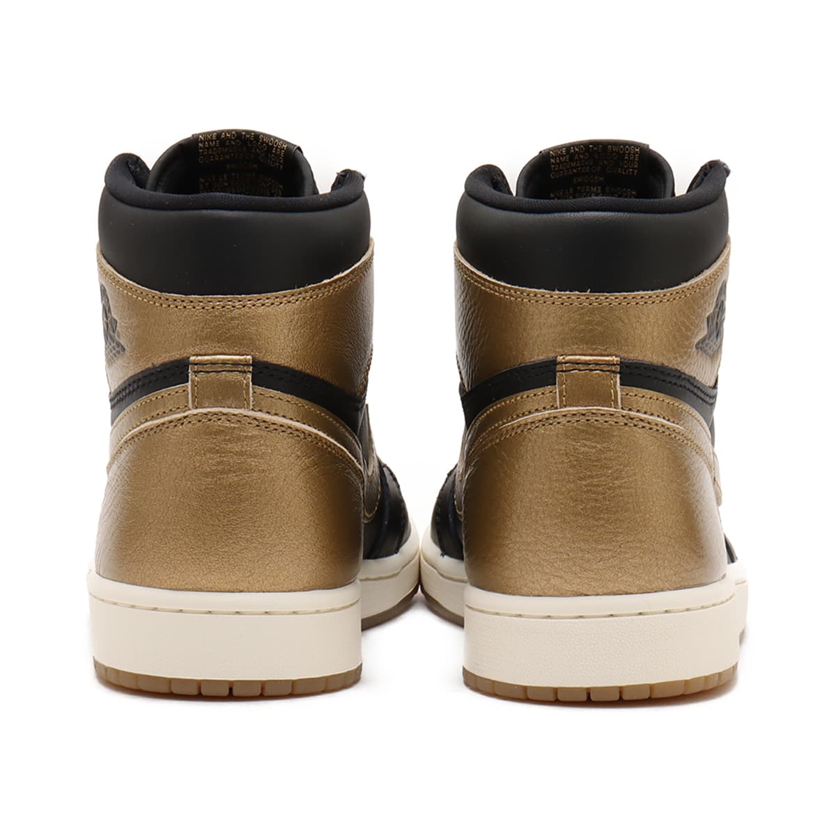 JORDAN BRAND AIR JORDAN 1 RETRO HIGH OG BLACK/METALLIC GOLD-SAIL