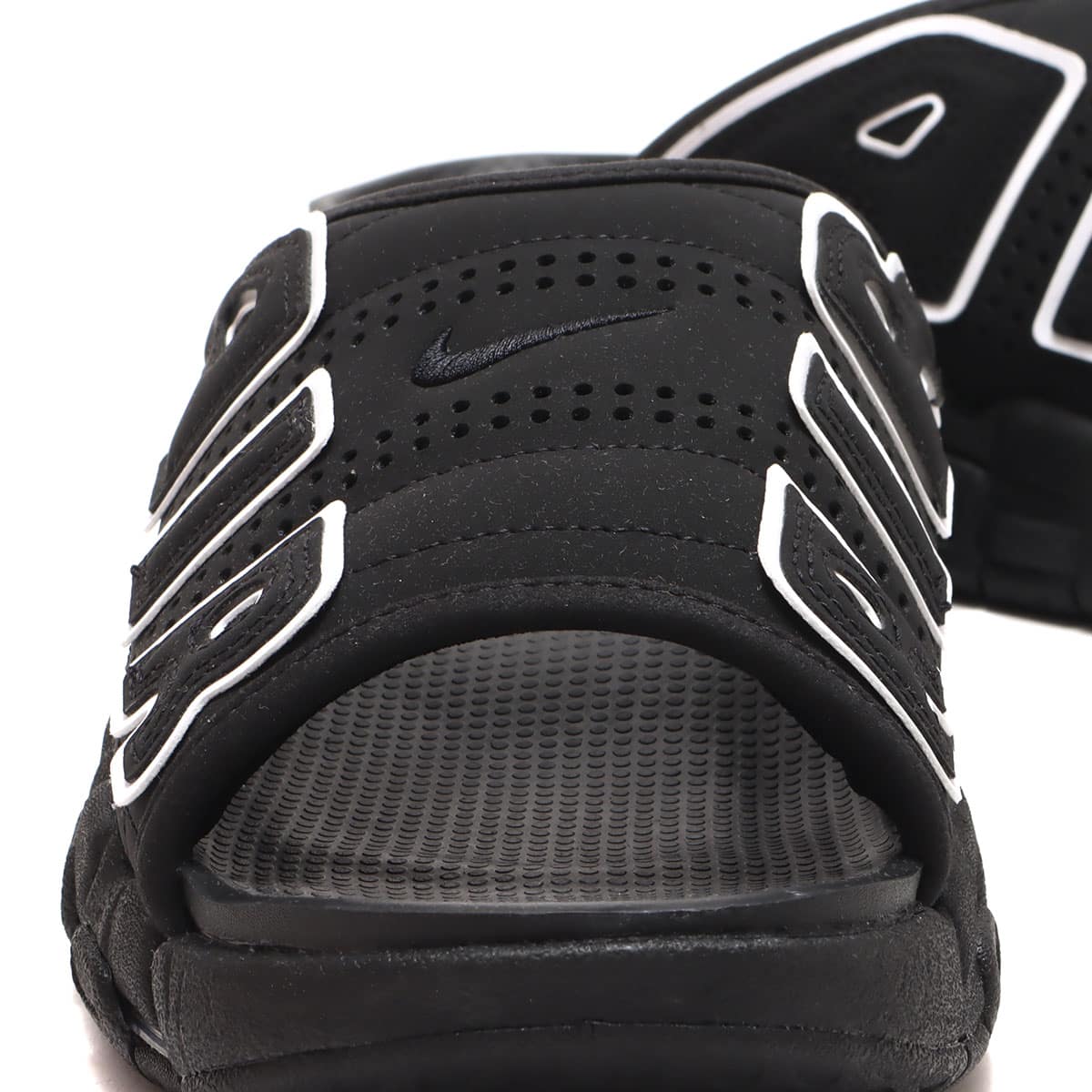 NIKE AIR MORE UPTEMPO SLIDE BLACK/WHITE-BLACK-CLEAR（ナイキ エア