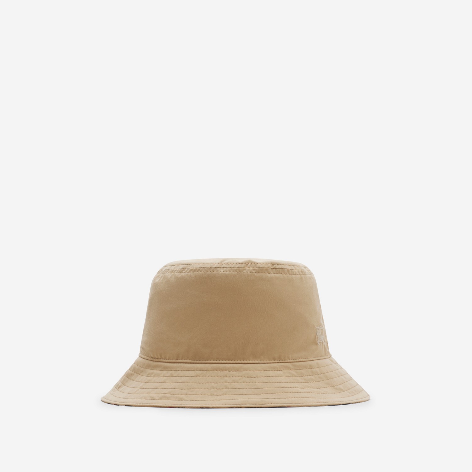 リバーシブル ギャバジン バケットハット (フラックス／サンド