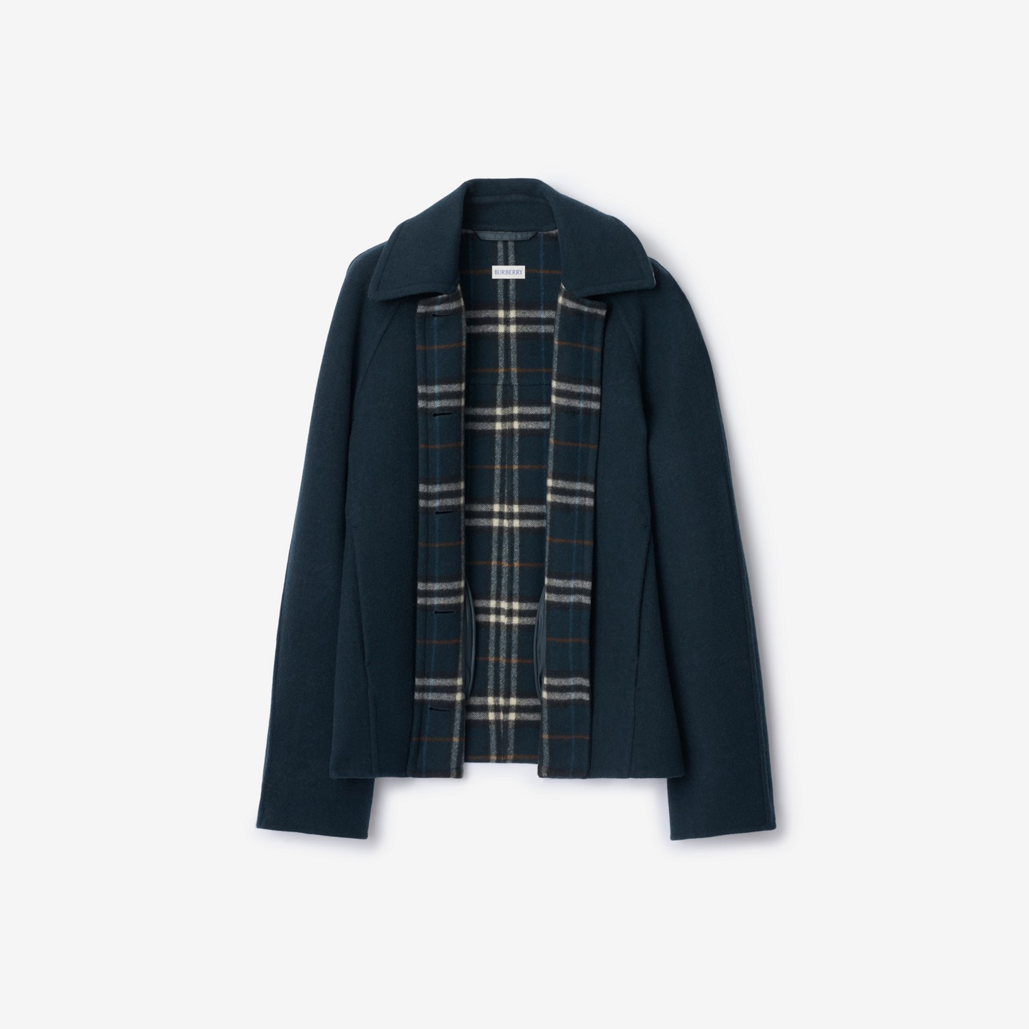 ウール バーンジャケット (パイロットブルー) - ウィメンズ | Burberry