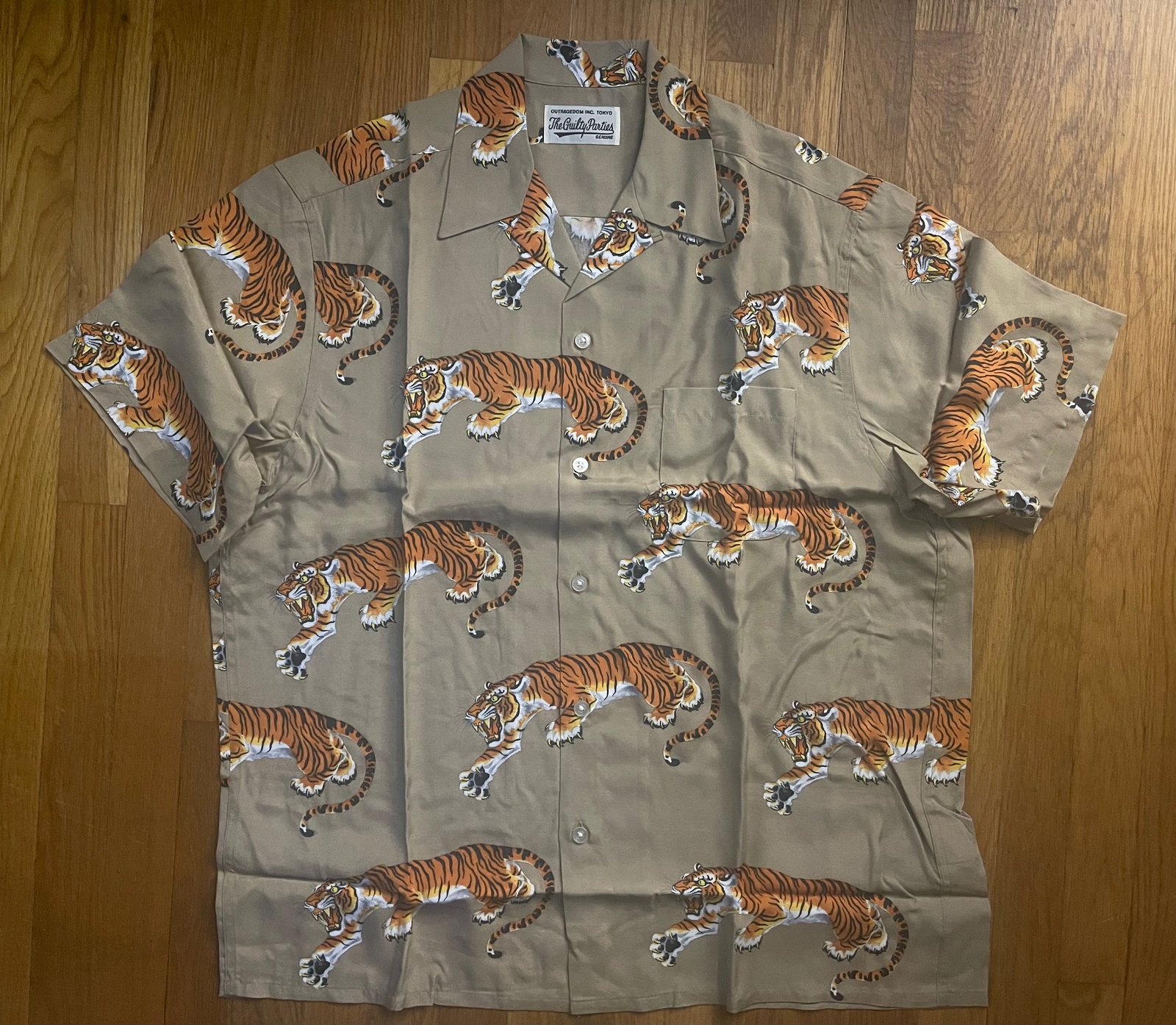 Tim Lehi Wacko Maria Guilty Parties XL Hawaiian Shirt Tiger 4