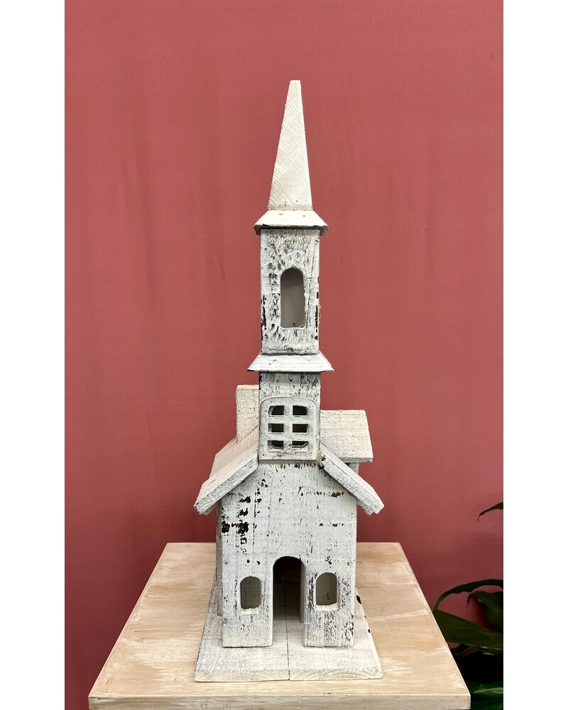 Wooden Church with Chimney in Hendersonville TN - Brown's Florist