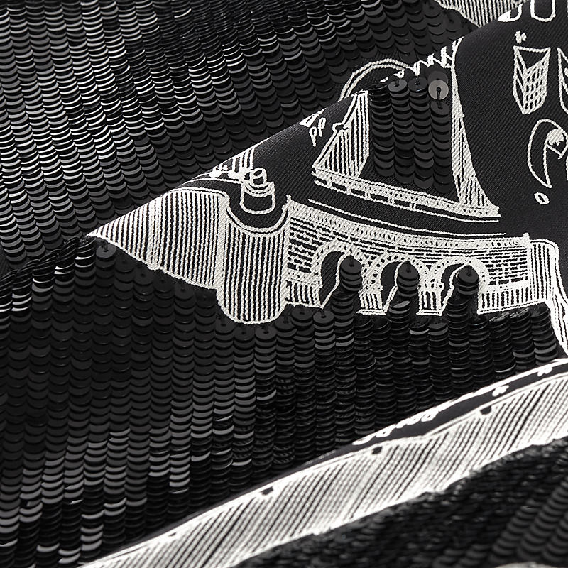 カレ90 プレシュー 《シテ・カヴァリエール》 - ブルー | Hermès