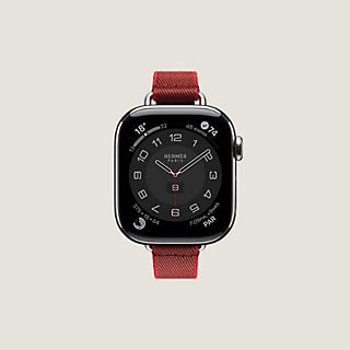 Band Apple Watch Hermès Single Tour 42 mm Twill Jump Attelage