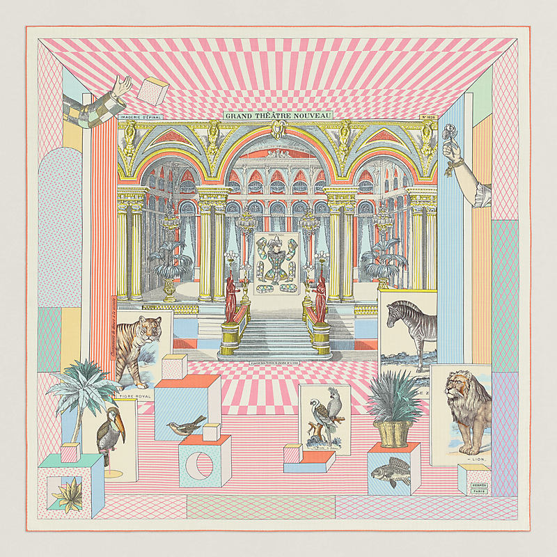 Grand Theatre Nouveau shawl 140 | Hermès Singapore