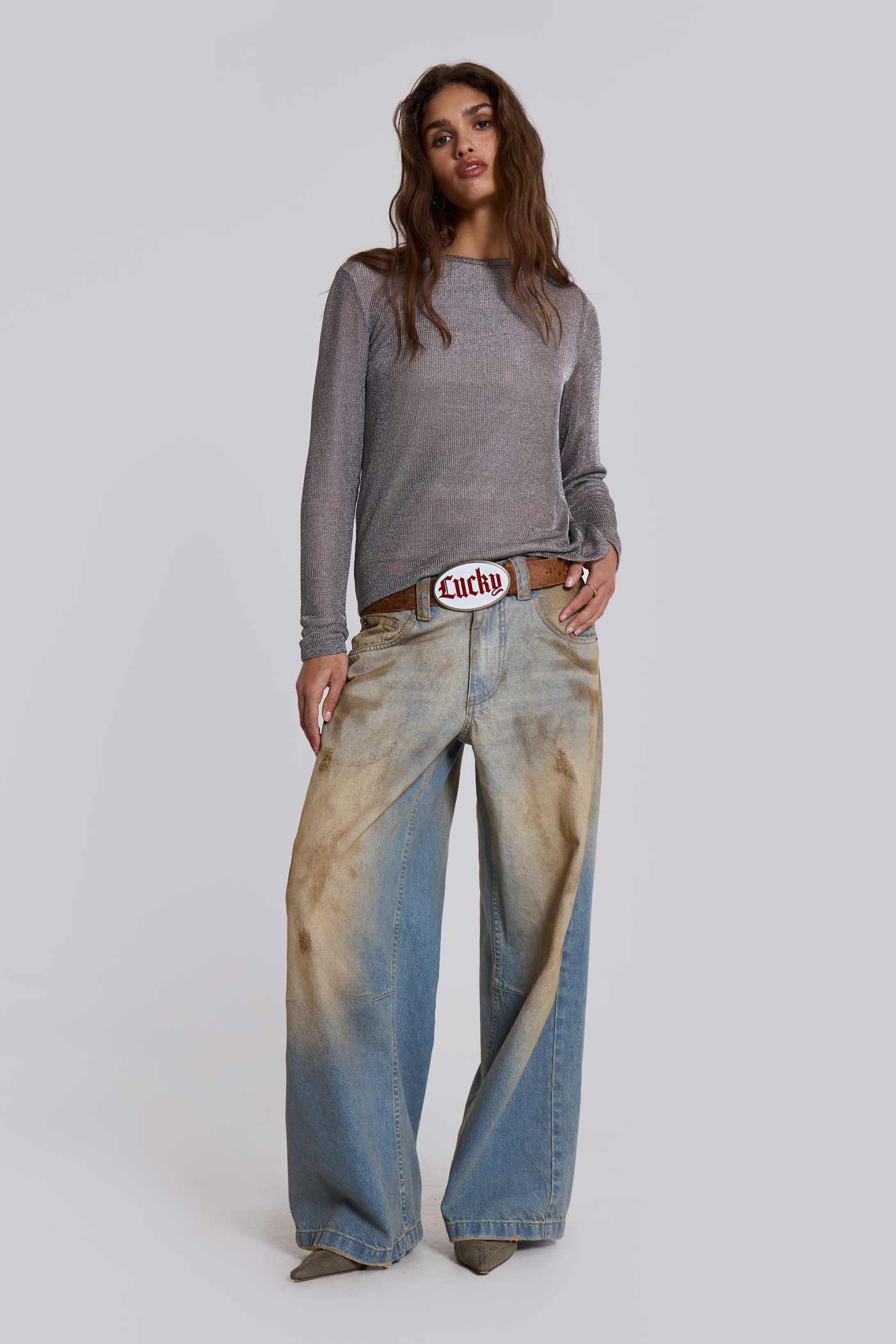 Shop Mud Wash Colossus Jeans | Jaded London | Clothing