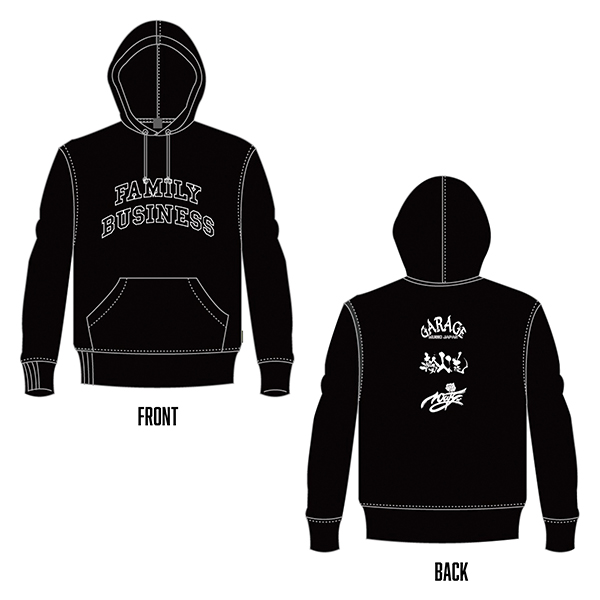 FAMILY BUSINESS』 Logo Parka - GARAGE MUSIC JAPAN ONLINE STORE