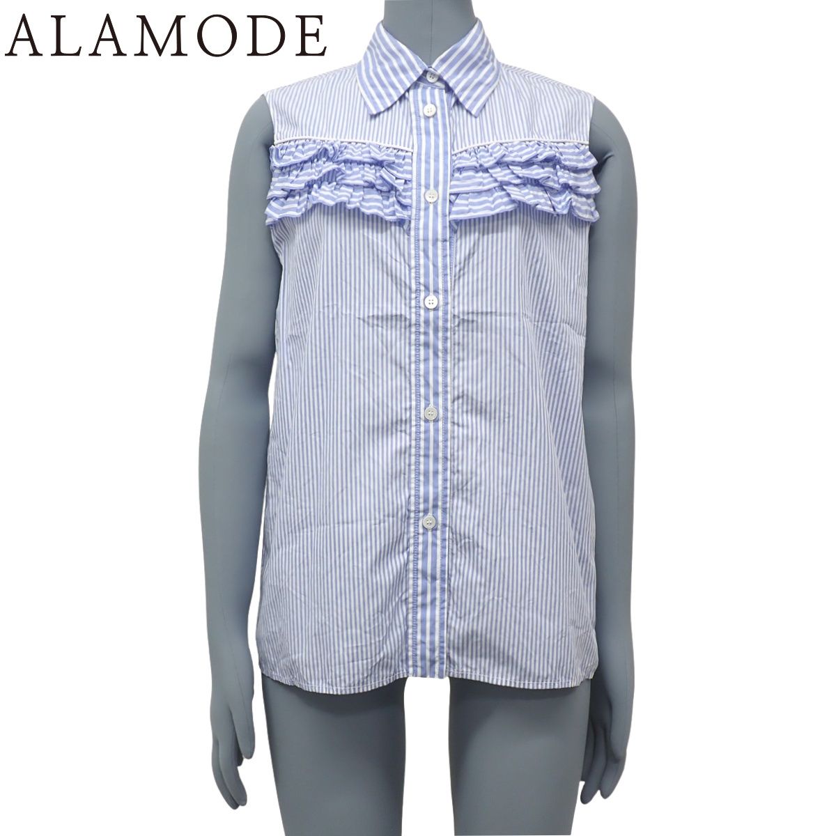 MIUMIU(ミュウミュウ) ストライプ ミュウ ミュウ ノースリーブ miu miu