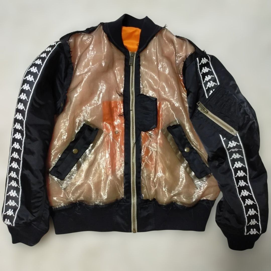 吉沢亮着用】CHRISTIAN DADA × kappa コラボMA-1スケルトンジャケット