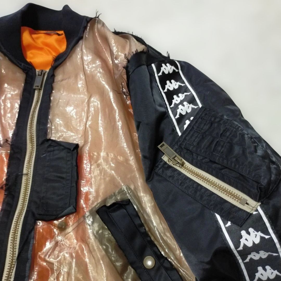 吉沢亮着用】CHRISTIAN DADA × kappa コラボMA-1スケルトンジャケット