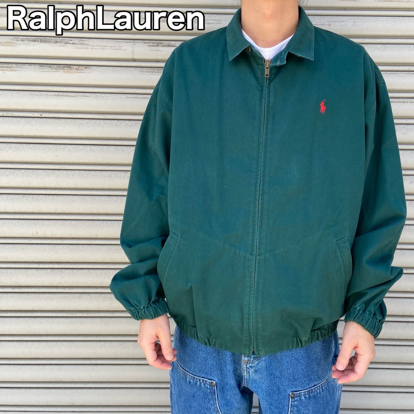 80s☆ラルフローレン☆スウィングトップ☆三角タグ☆ハリントン