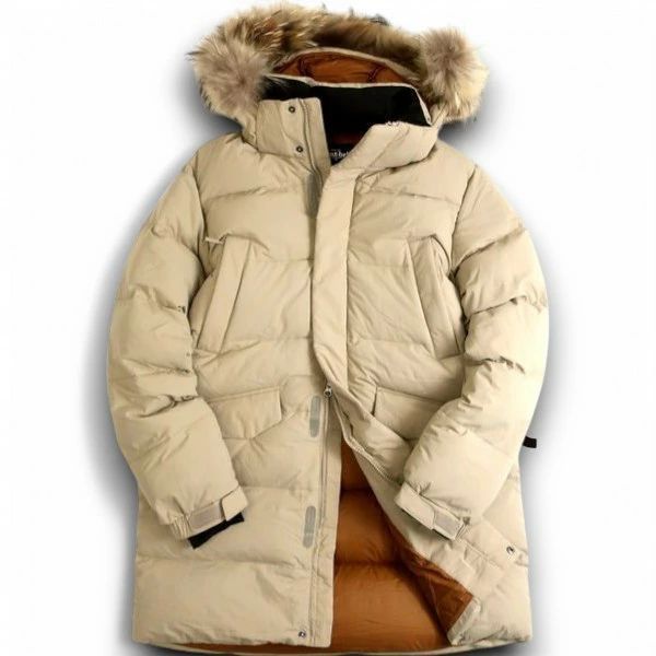 mont-bell モンベル DUCK DOWN使用 ラクーンファー付きフーデッド